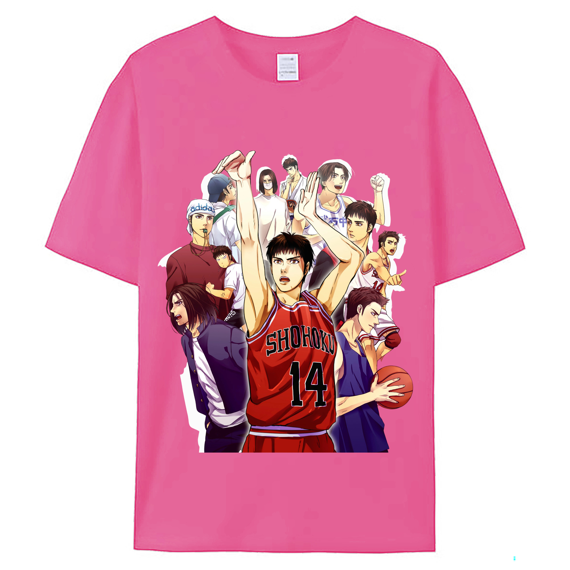 （画像用） SLAM DUNK／スラムダンク レディースカジュアルプリントTシャツ（綿100％）